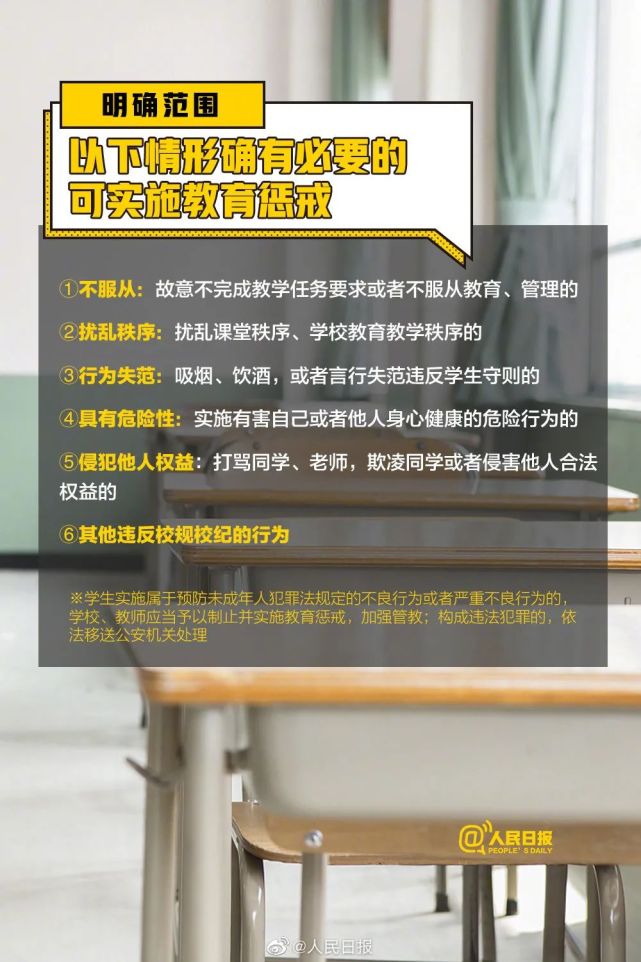 中小學教育懲戒規則試行3月1日起正式實施